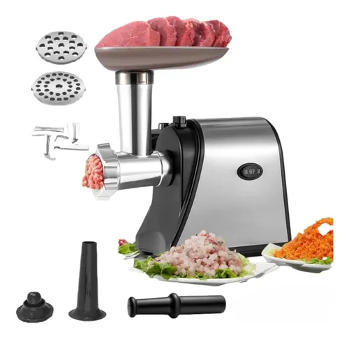 Foto máquina moedor de carne elétrica